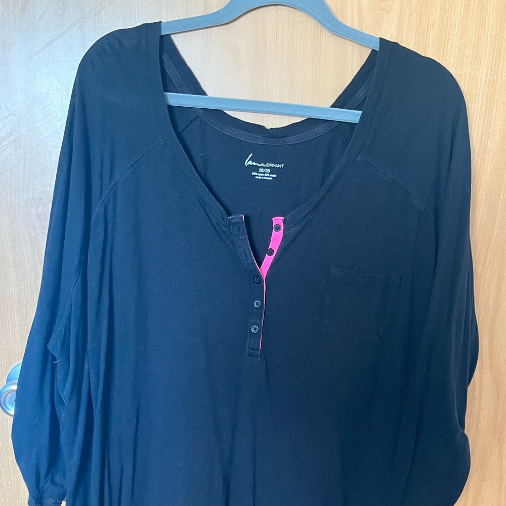 Lane Bryant 3/4 sleeve top